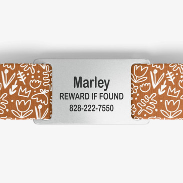 closeup of nameplate personalization